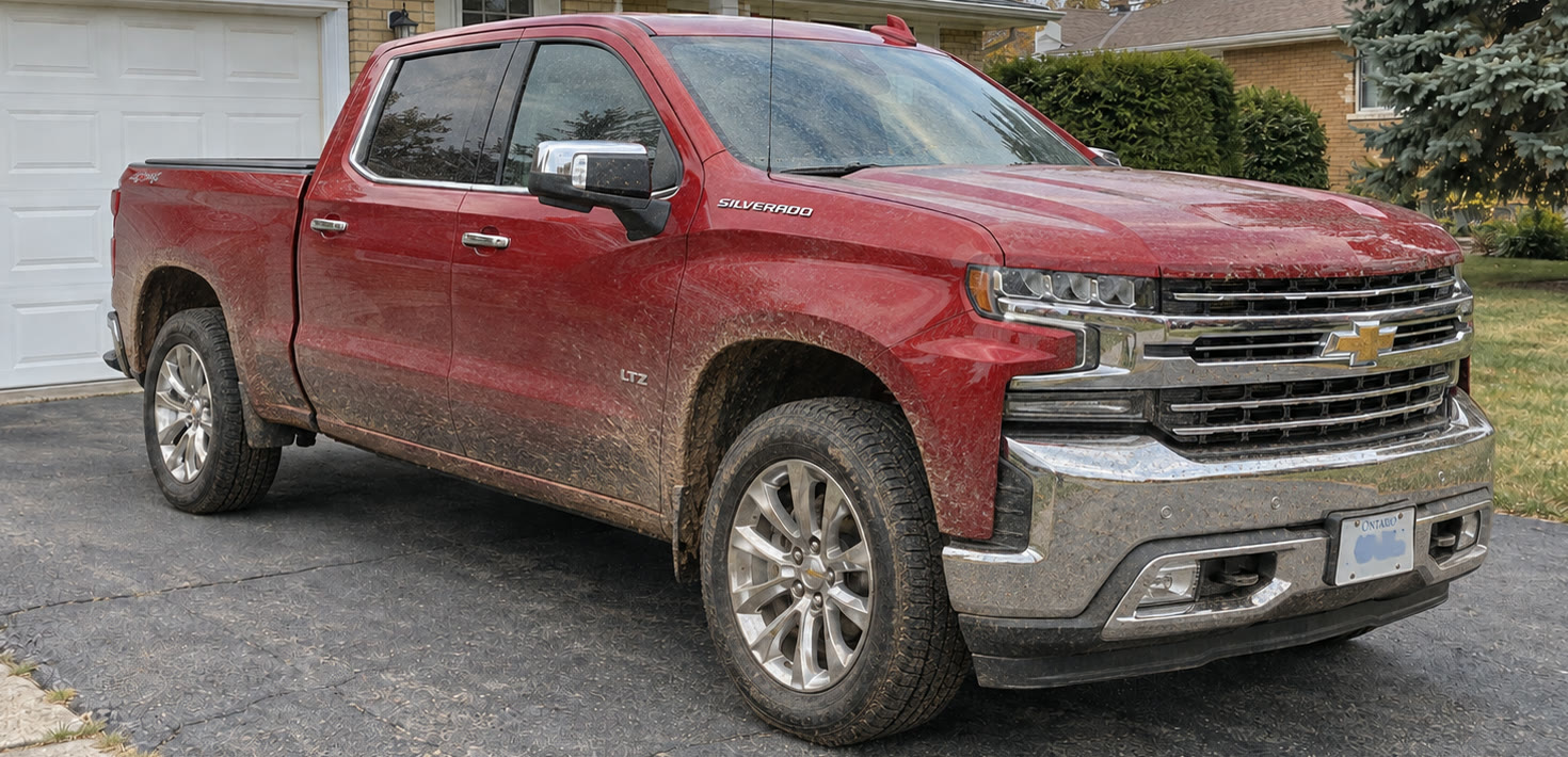 Chevrolet Silverado before ceramic coating